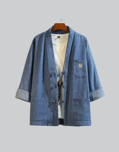 Men’s Denim Kimono