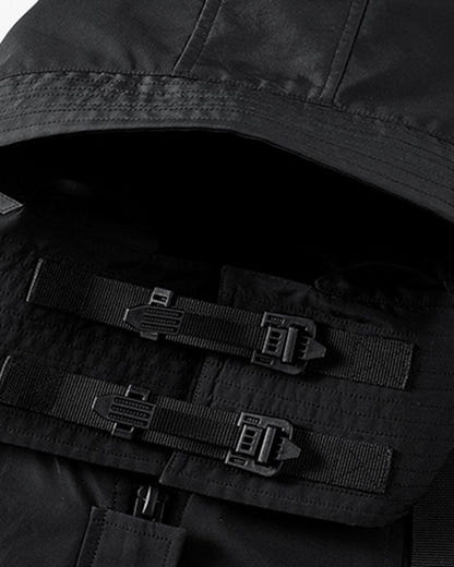 Vector-H Futuristic Short-Sleeve Hooded Jacket