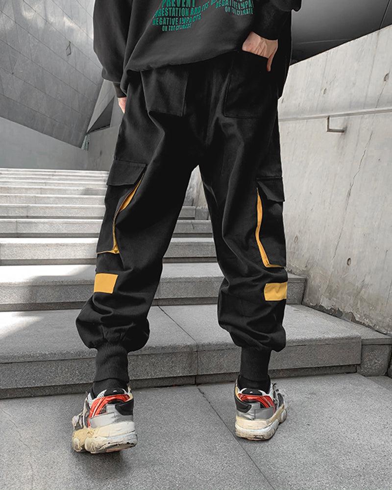 Riddle Me This Patchwork Cargo Pants - Techwear Official