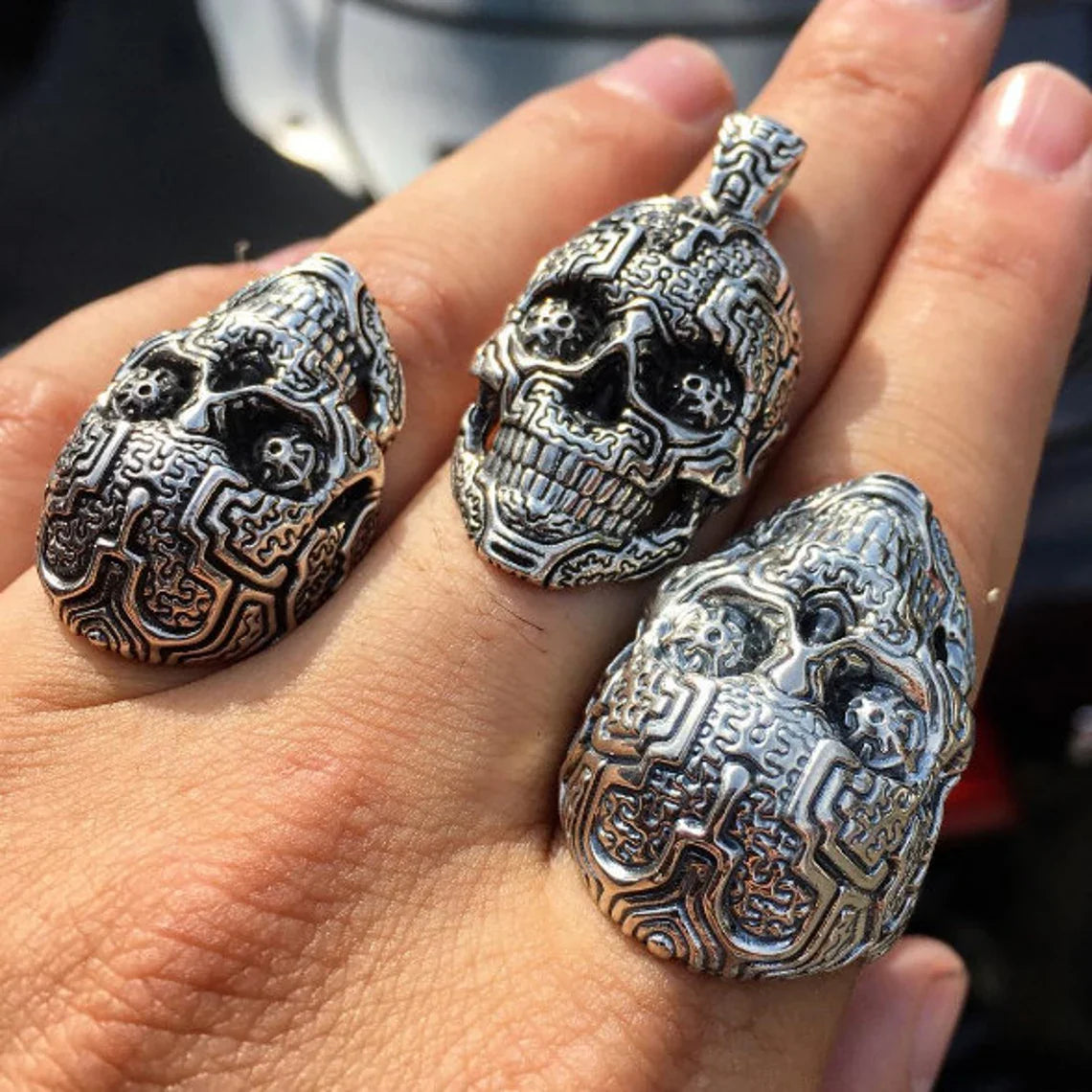 Ring Skull Silver