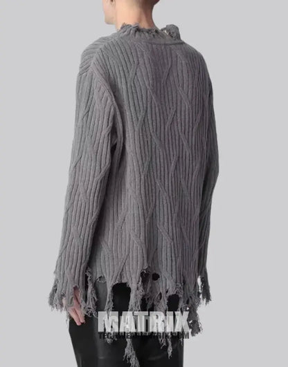 Ripped Sweater Mens