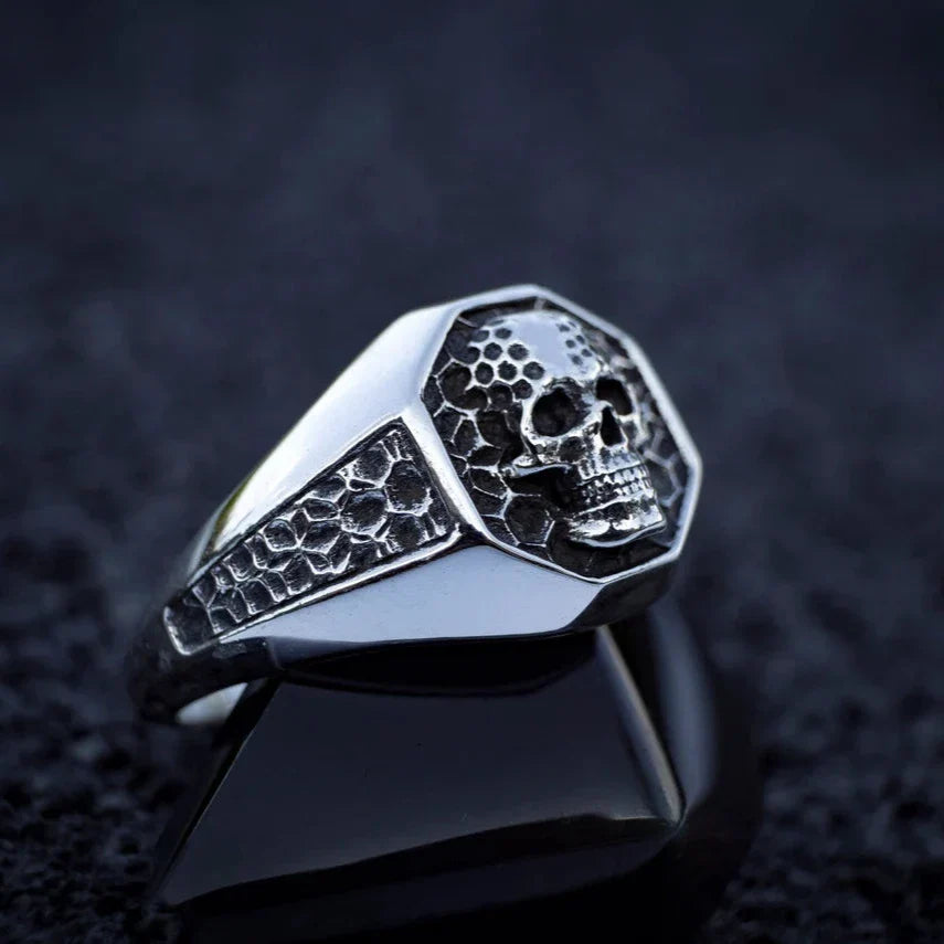 Signet Skull Ring