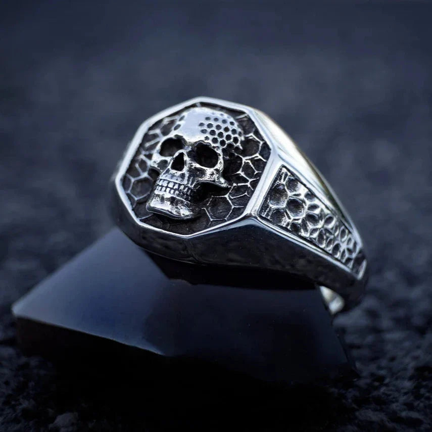 Signet Skull Ring