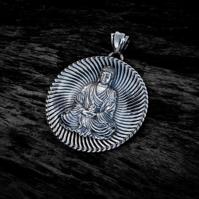 Silver Buddha Pendant