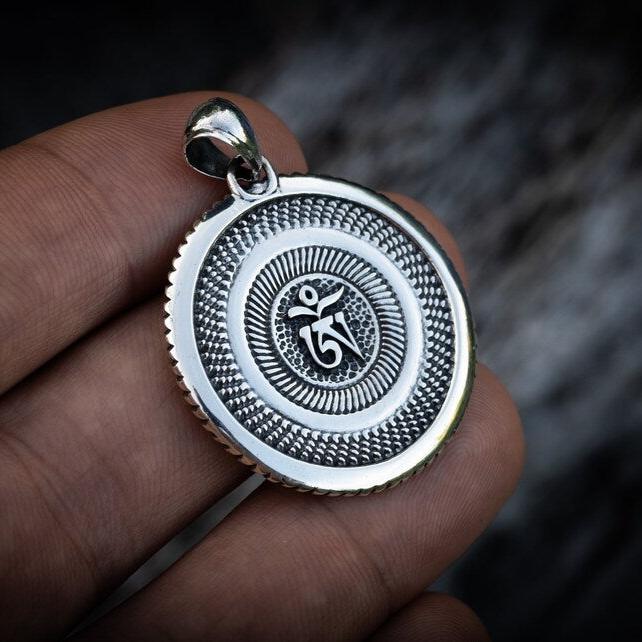 Silver Buddha Pendant