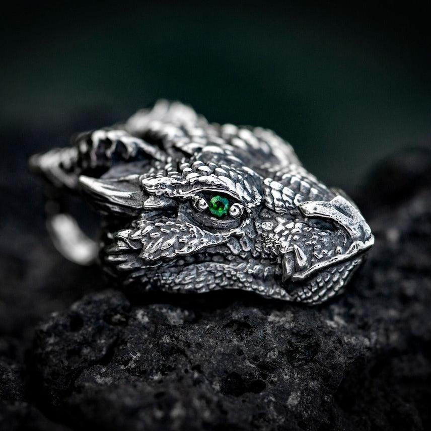 Silver Dragon Necklace