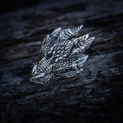 Silver Dragon Pendant