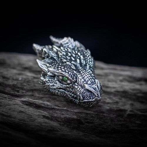 Silver Dragon Pendant