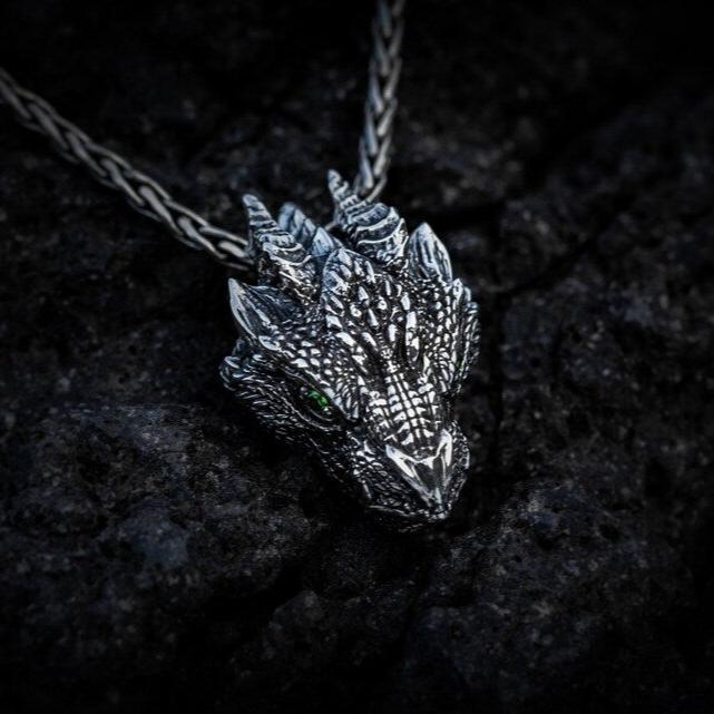 Silver Dragon Pendant