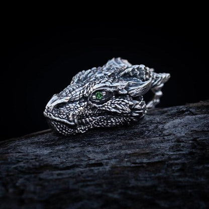 Silver Dragon Pendant