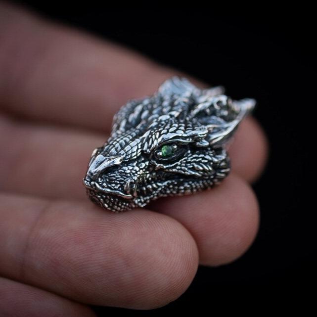 Silver Dragon Pendant