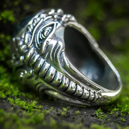 Silver Elephant Ring