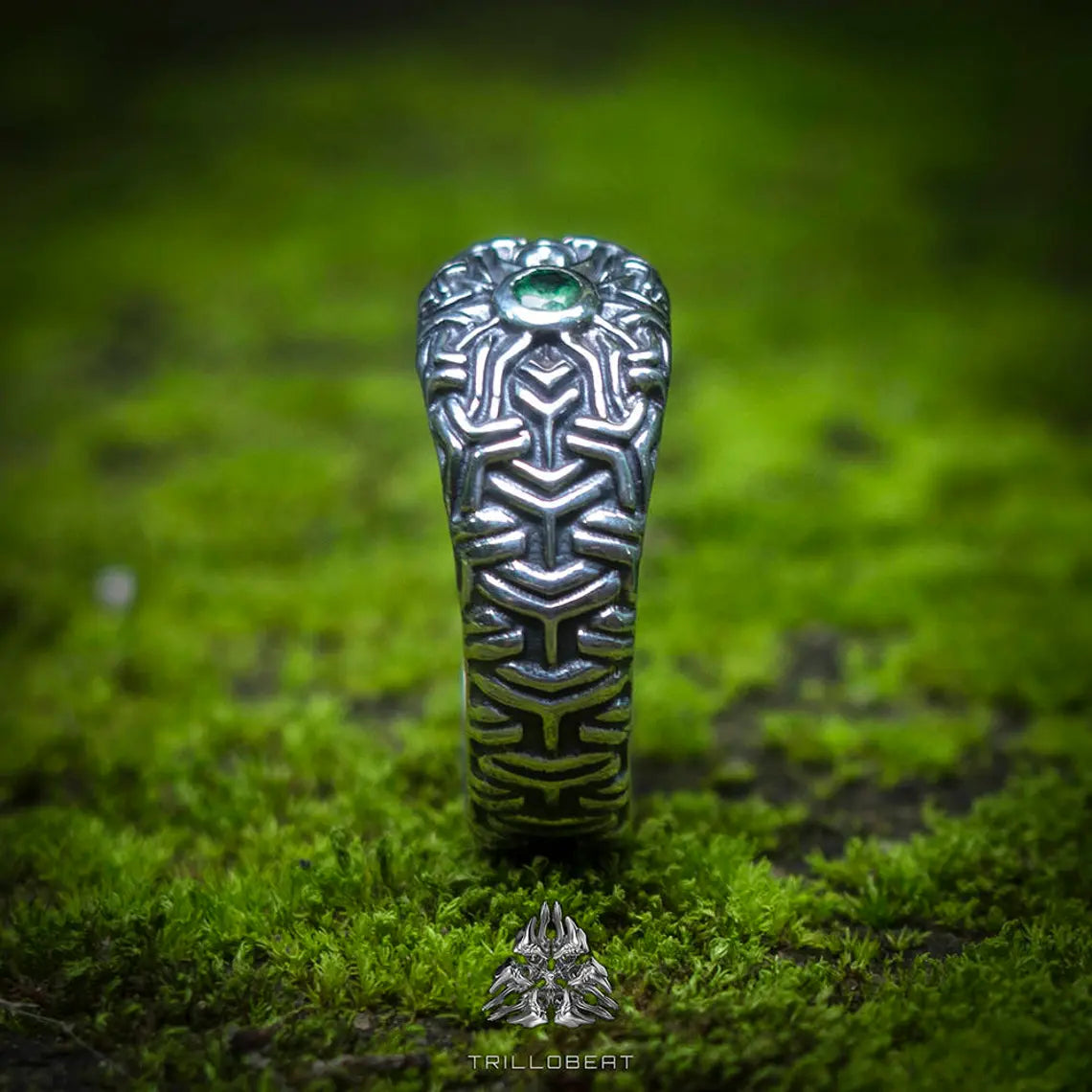 Silver Mandala Ring