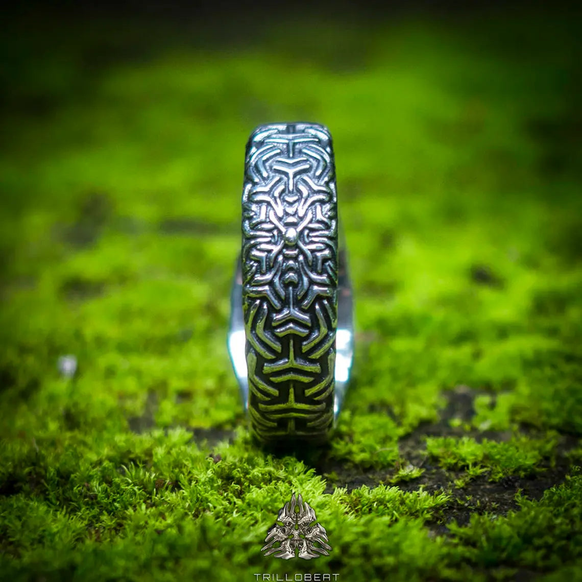 Silver Mandala Ring