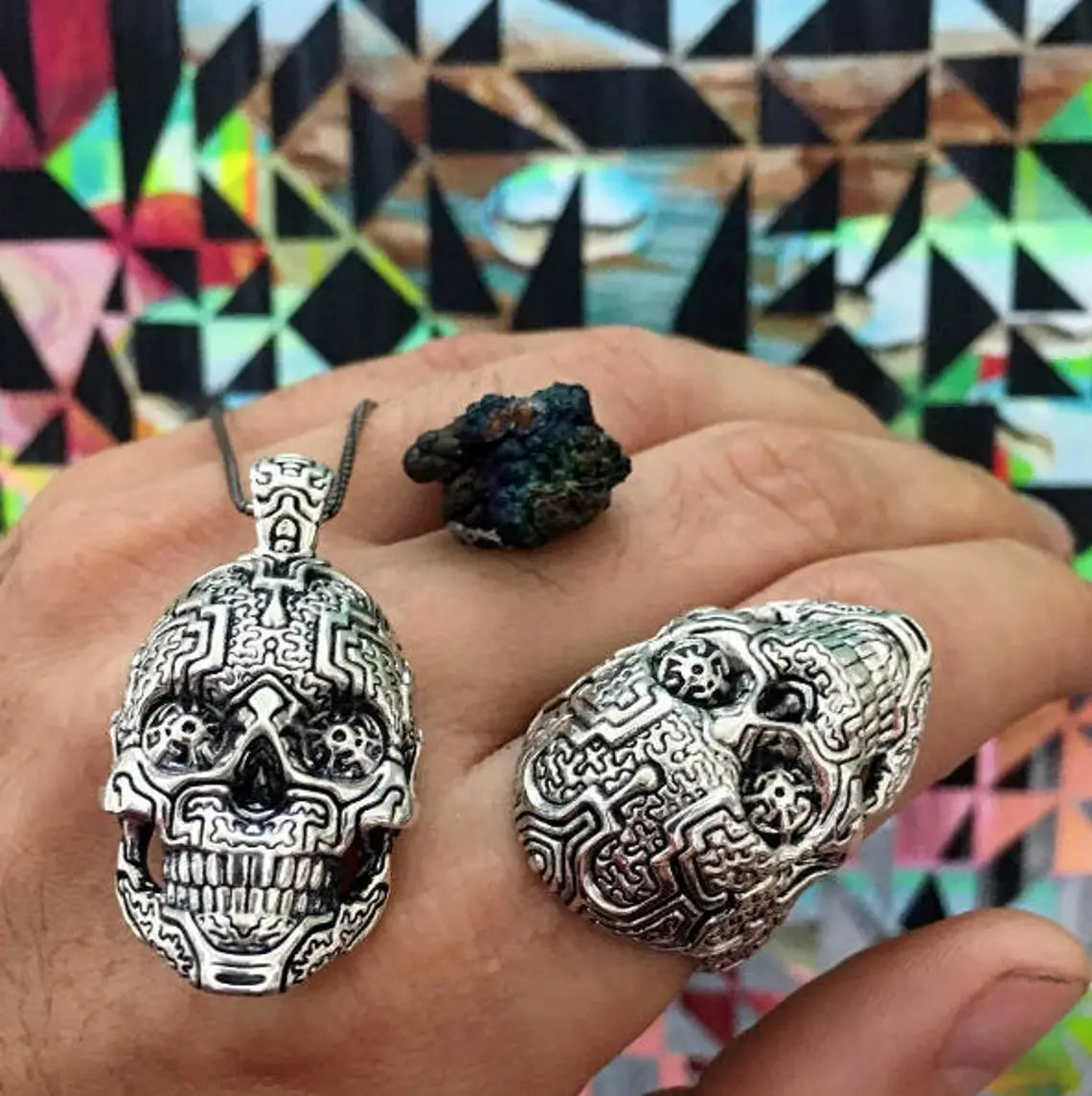 Silver Skull Pendant