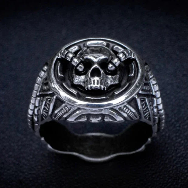 Silver Skull Ring