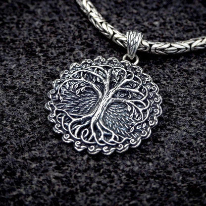 Silver Tree Of Life Pendant