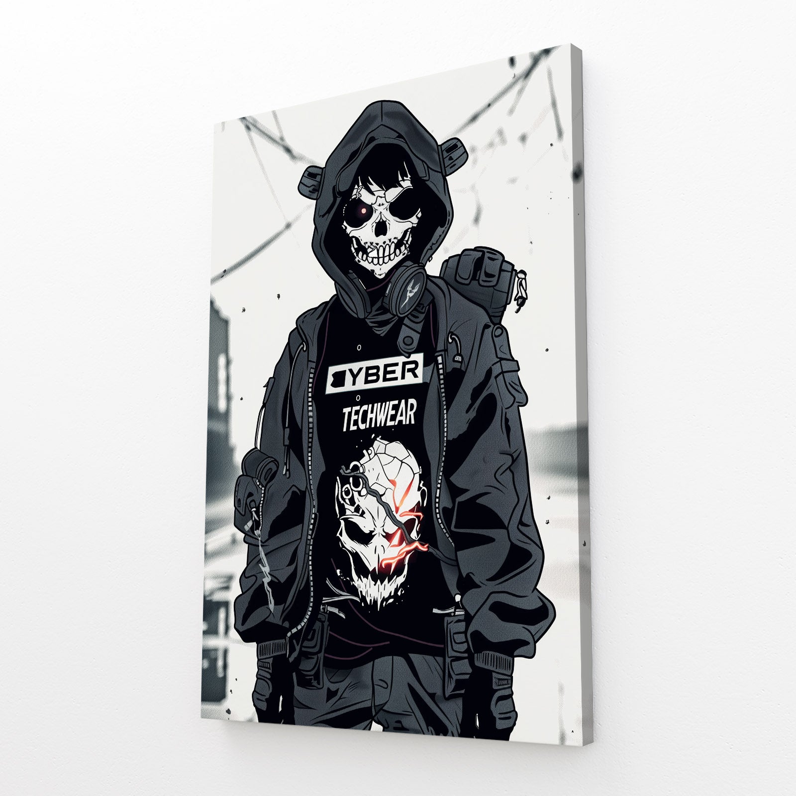 Skull Rogue Cyberpunk Art | CYBER TECHWEAR®