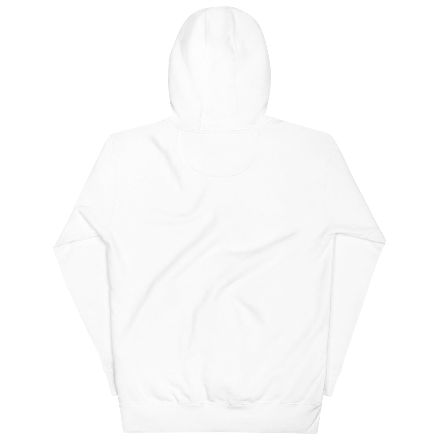 Sporty White Embroidered Hoodie