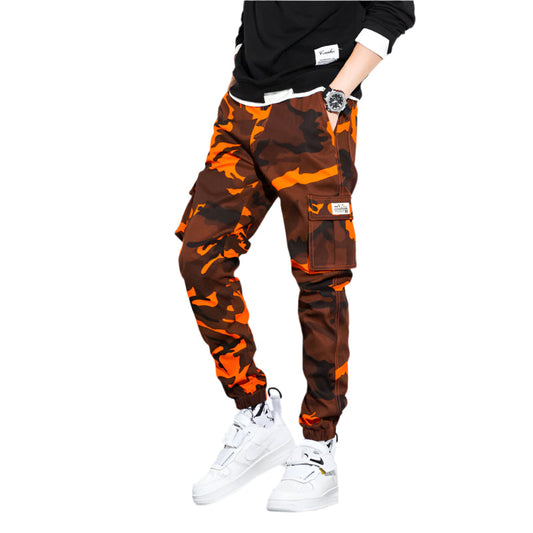 Spring Camo Cyberpunk Pants