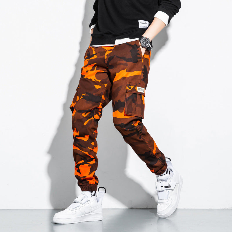 Spring Camo Cyberpunk Pants