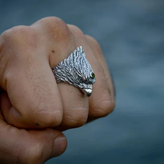 Sterling Silver Eagle Ring