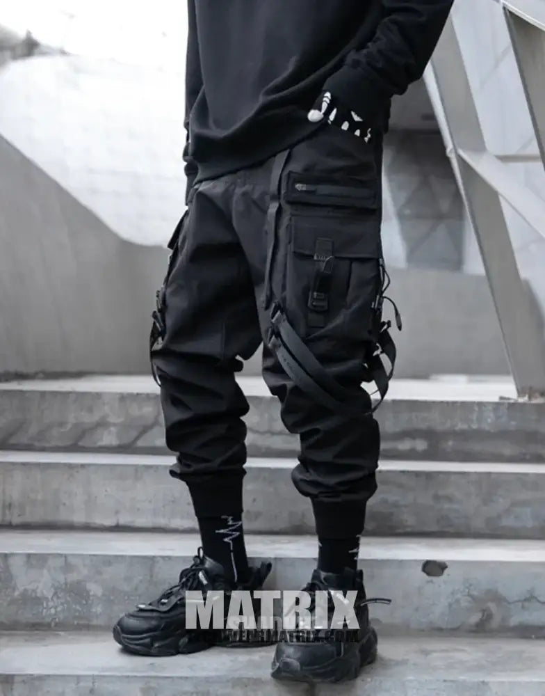 Strap Pants Streetwear