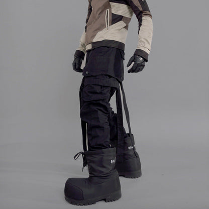 Strap Parachute Cyberpunk Pants