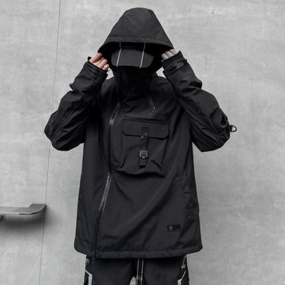 Stylish Black Long Jacket for Female | CYBER TECHWEAR®