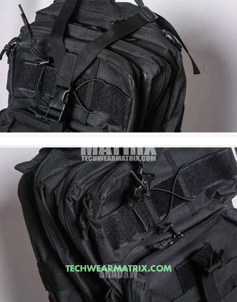 Black Tactical Backpack