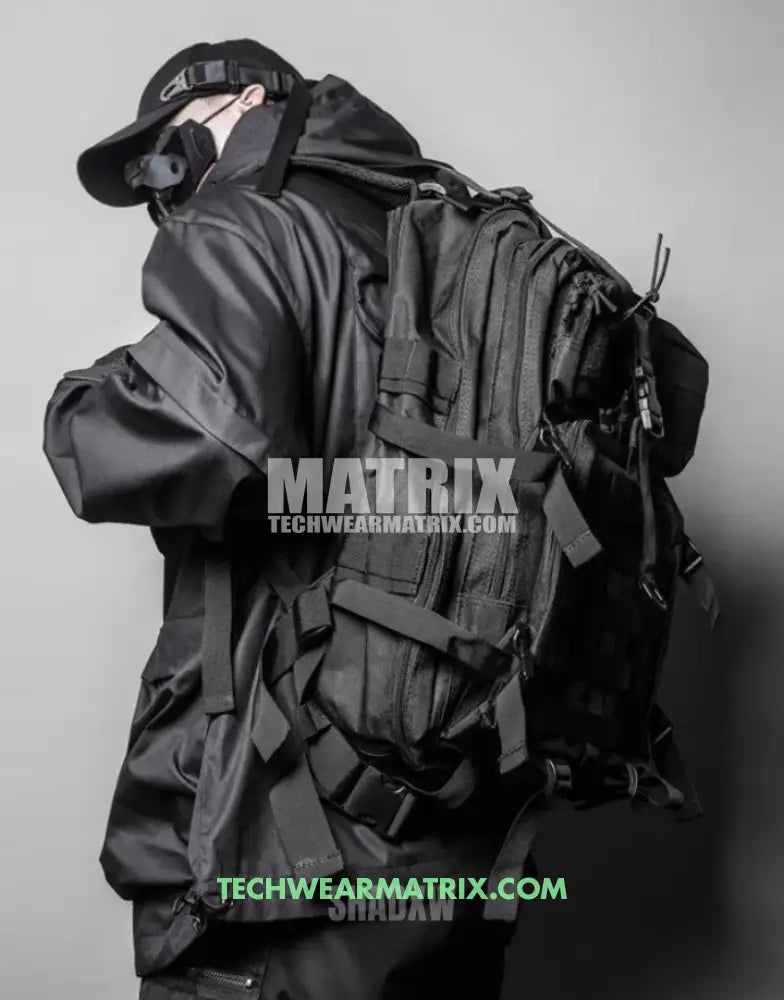 Black Tactical Backpack