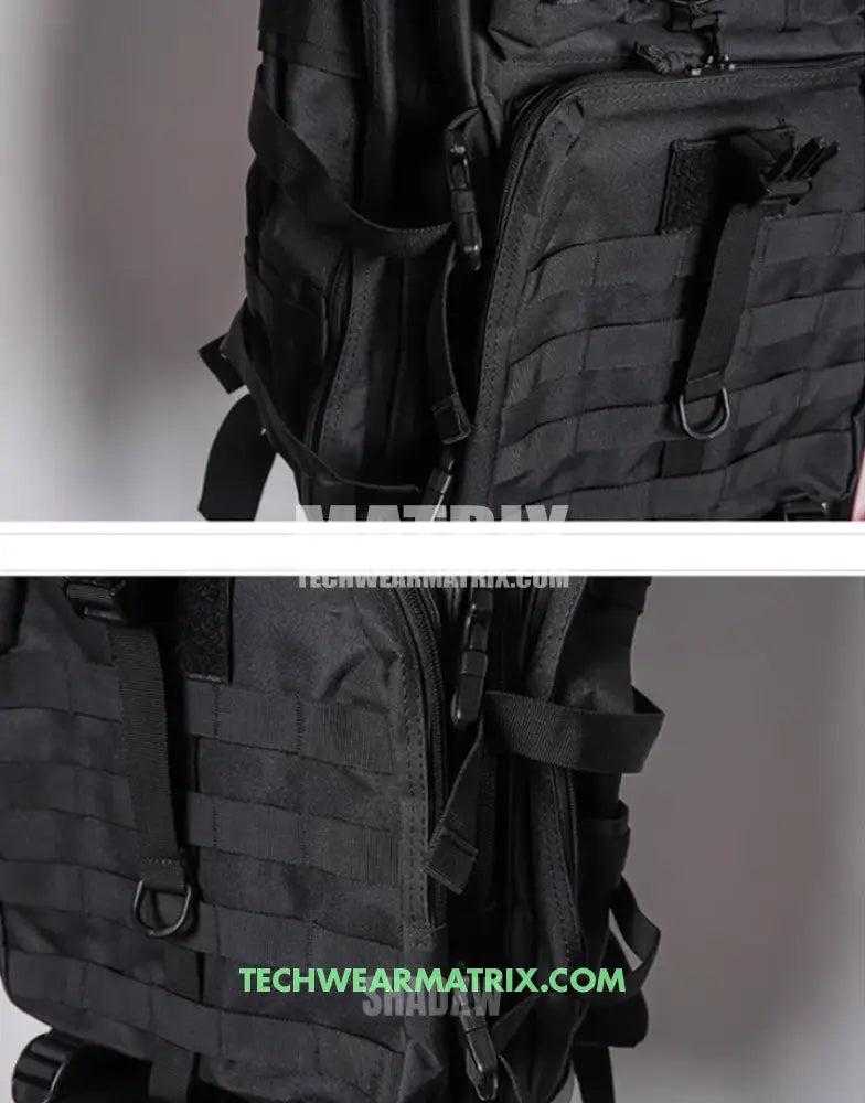 Black Tactical Backpack