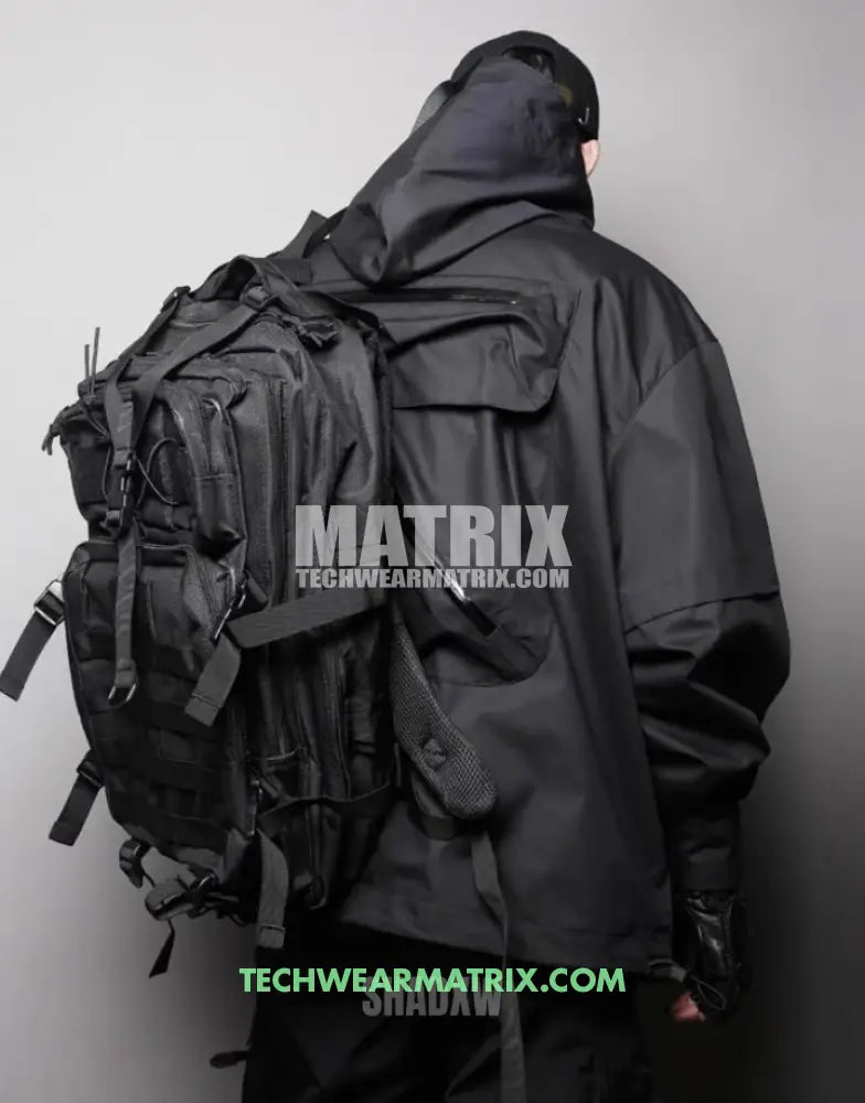 Black Tactical Backpack