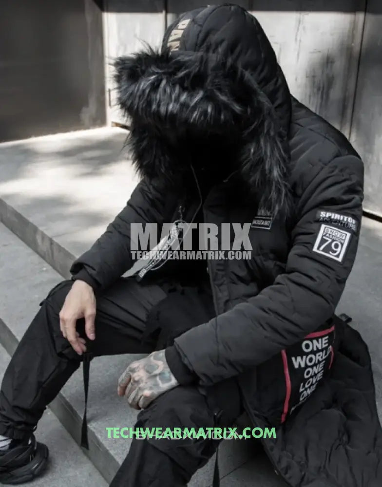 Cargo Jacket with Fur