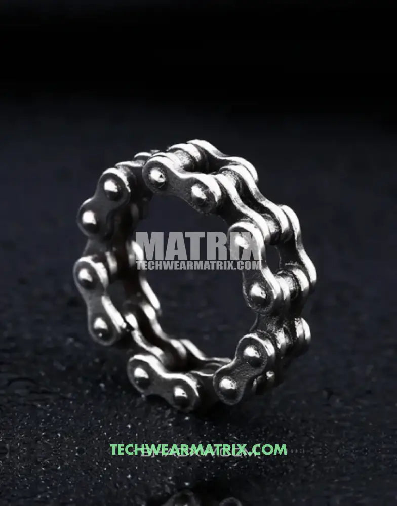 Silver Chain Ring