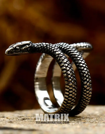 Silver Snake Ring