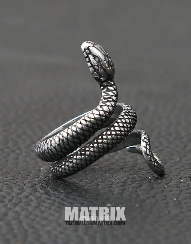 Silver Snake Ring