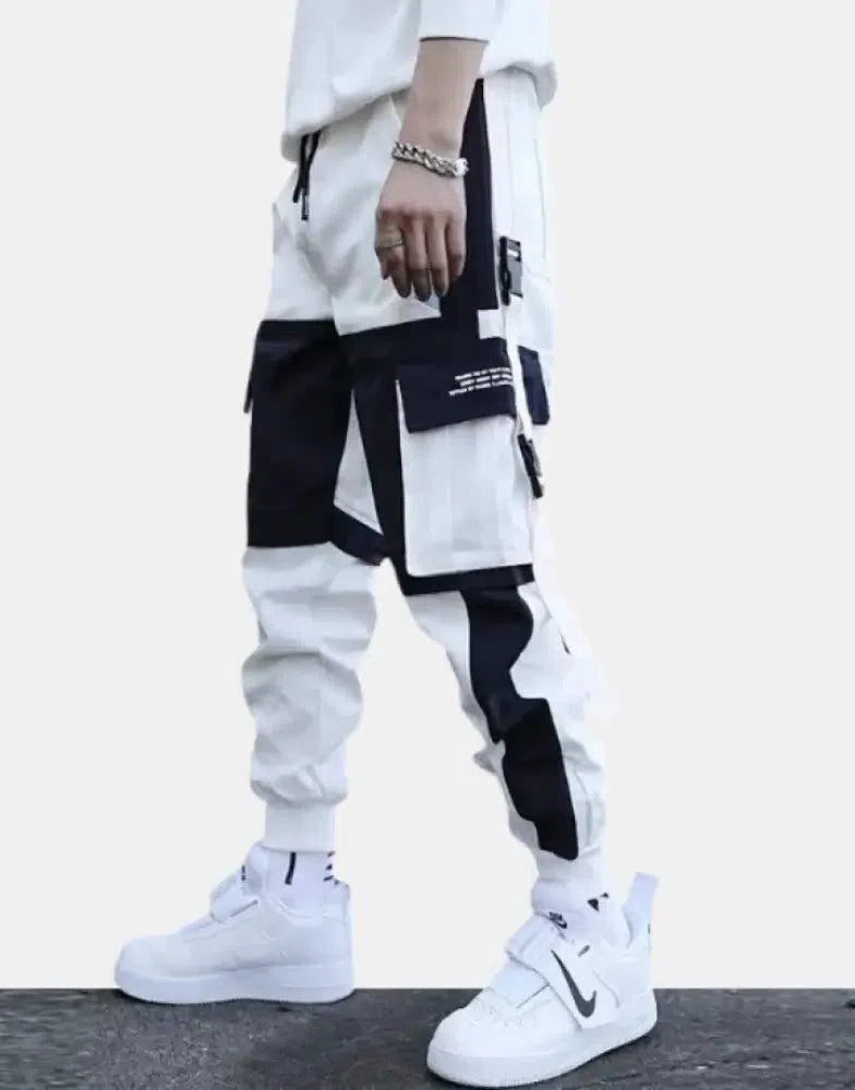 White techwear pants