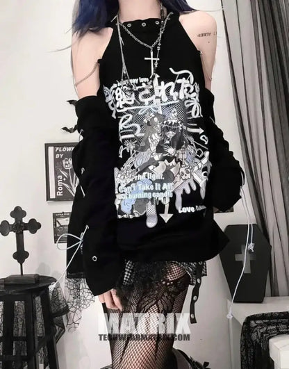 Women Goth Shirt