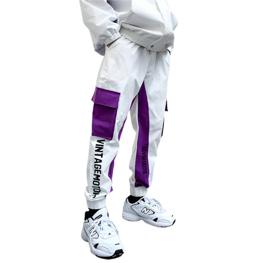 Summer White Cyberpunk Pants