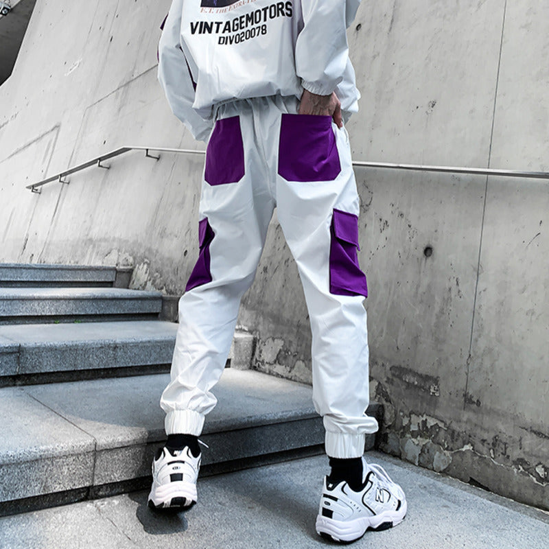 Summer White Cyberpunk Pants