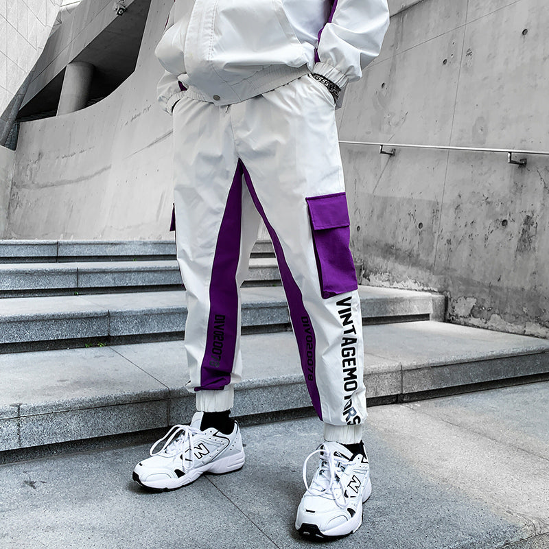 Summer White Cyberpunk Pants