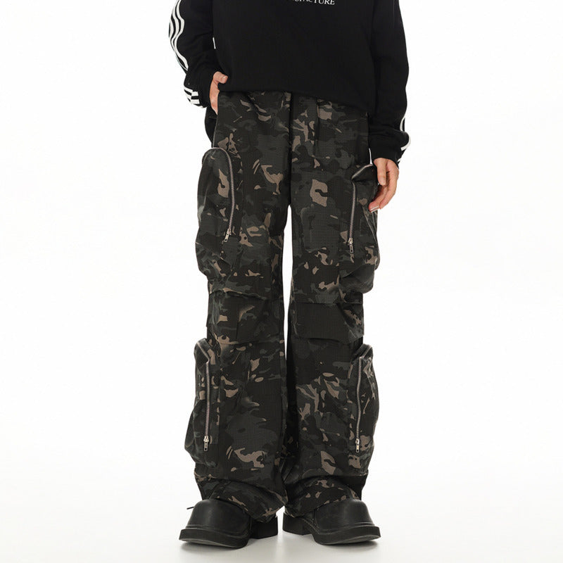 Tactical Camouflage Cyberpunk Pants