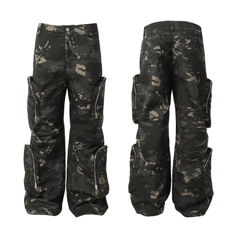 Tactical Camouflage Cyberpunk Pants