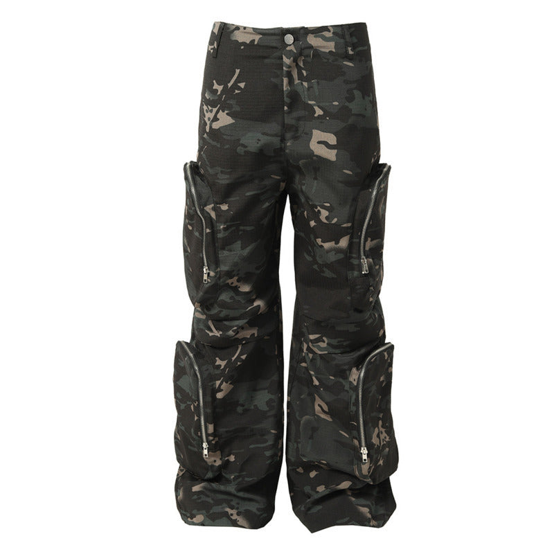 Tactical Camouflage Cyberpunk Pants