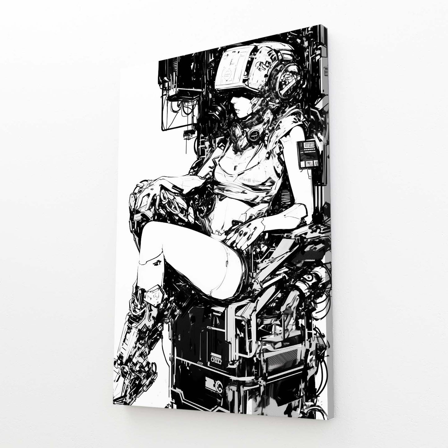 Tech Throne Cyberpunk Art | CYBER TECHWEAR®