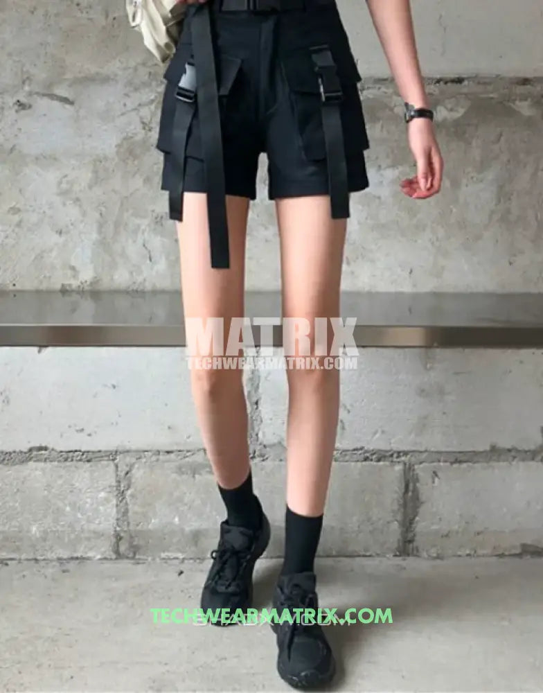 Techwear shorts womens