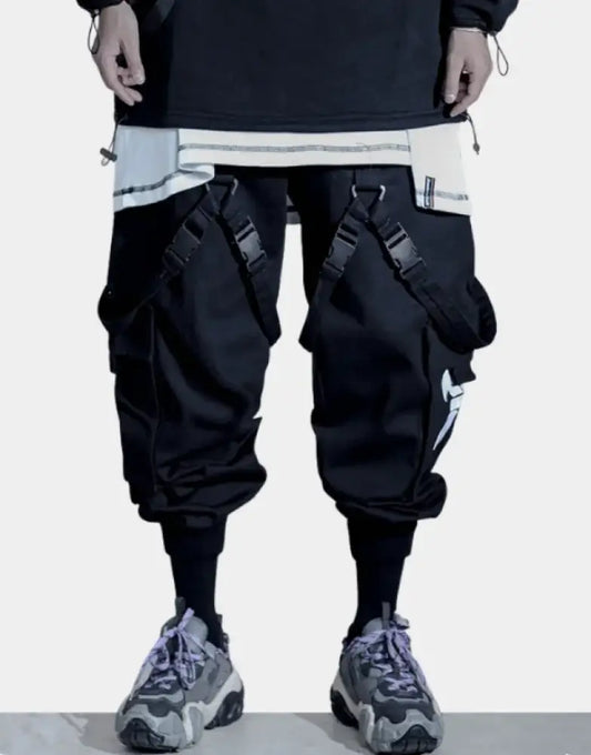 Techwear tapered pants