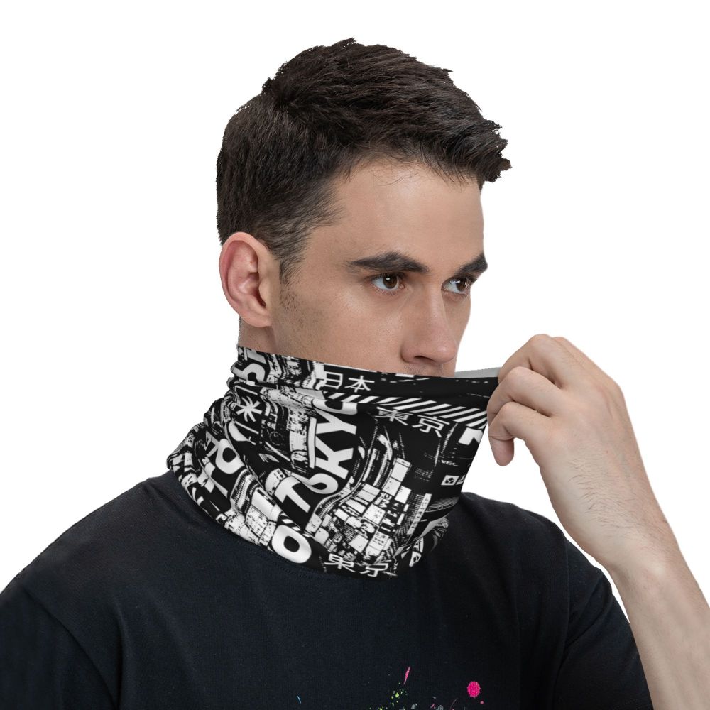 Tokyo Black Techwear Bandana