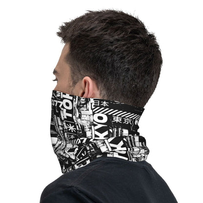 Tokyo Black Techwear Bandana